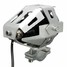 Waterproof Motorcycle LED Foglight Spot Headlight Angel Eyes 2Pcs Lamp U7 Silver Body - 7