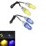 Bulb Light Turn Signals LED Blue Yellow Universal Motorcycle Bike 3W - 1