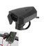 Phone GPS Cradle 5V 2A USB Motorcycle Bike Handlebar Clamp Charger Mount - 1