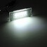 Pair White BMW MINI Cooper 18SMD LED License Plate Light Lamp R57 - 2