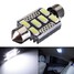 Bulbs Error Free LED C5W License Plate Lights Car 6-SMD - 1