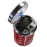 Holder Cup Ashtray Cigarette Car Travel LED Red Blue Light Portable - 2