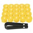 17MM Bolt Caps 20pcs ABS Plastic Tool Key Covers AUDI Wheel Nut - 5