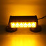 Double Warning Strobe Amber Light LED Work Light Bar Beacon Light 12LED Side 36W - 8