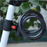 Spiral Security Lock Cycling Bicycle 1M Steel Cable Motorcycle Bike with 2 Keys Chain - 8