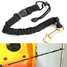 Leash Fishing Rod Oars Paddle Black Elastic Kayak Canoe Bungee Rope - 5