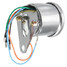 12V Universal Motorcycle Gauge LED Tachometer Speedometer Stainless Steel Tacho - 8