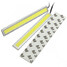 12V White Bulb DRL LED COB Car Driving Daytime Running Light - 5