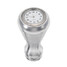 Red Color Universal Aluminum Alloy Blue Clock Gear Shift Knob Material Silver - 1