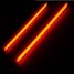 LED Strip 2pcs Red Motorcycle Auto Guide Turn Signal Light Flexible - 1