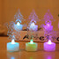 Santa Colorful Candles Claus Led 1pcs Night Light - 4