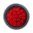 LED 2pcs Red Round Universal Brake Truck Tail Indicator Lamp Reverse Light Trailer - 5