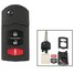 RX-8 CX-7 Remote Flip Key Fob Case Shell Blade 3 Button Mazda 3 5 6 - 1
