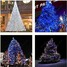 Christmas Party Indoor 100-led Blue Solar Powered String Lamp - 5