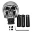 Manual Gear Stick Shift Lever Knob Shifter Universal Silver Skull Car Truck - 5