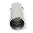 Car Stainless Steel Exhaust Round Universal Tip Tail Pipe Muffler Chrome Fits - 3