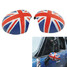 2Pcs ABS Manual Door Mirror Union Jack R55 Cover for Mini Cooper Countryman - 1