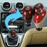 Gear Shift Lever Motor Knob Shifter Manual Gear PU Leather Car - 9