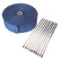 Tape Exhaust Manifold Heat 10m Protection Heat Wrap Fiber - 1