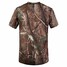 Army Racing Camo T-Shirt Summer Camouflage Tee Casual Hunting Short Sports - 7