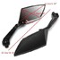 Motorcycle Rear View Side Mirrors Black Universal Honda Yamaha Suzuki - 4