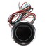 2 inch 52mm Meter Gauge Black Oil Pressure Motor Universal LED - 1