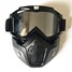 Mask Windproof Colors Shield Goggles Face Detachable Motorcycle Helmet - 5