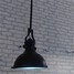 Iron Black Industrial Wind American Country Chandelier Single Head - 3