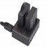 Battery 3.7V Git GIT1 GIT2 Dual Charger 3.5W 2Pcs Camera - 1