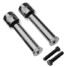 Set For Harley 6 Inch Billet Handlebar Riser Motorcycle Chrome - 2