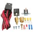 Engine Cooling Switch Sensor Degree Temp Fan Relay Kit Thermostat - 1