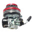 60cc 66cc 80cc Red 49cc 50cc Motorized Bike Carb Carburetor with 2-Stroke Air Filter - 5