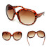 Fashion Leopard Shades Frame Goggle Sunglasses Outdoor - 2