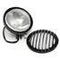 Autocycle BLACK MOTORCYCLE Autobike 6inch Light For Harley Halogen Headlight - 3