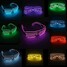 EL Wire Neon LED Light Shaped Shutter Glasses Fashionable Costume Party - 2