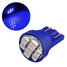 LED Car Light Wedge Bulb T10 Super Bright Ultra Blue 8-SMD - 1