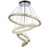 20cm 60cm Pendant Lights Rings Round Clear Ceiling Light - 2