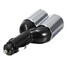 2 Way 12V Car Motorcycle Dual Cigarette Lighter Socket Power Adapter - 2