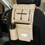8Pin Multi-Pocket Car Seat Back Storage Bag Micro USB Charging Cable - 4
