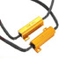 50W Load Resistor Decoder Wiring Canceller 2Pcs Canbus H7 LED DRL Fog Light - 2