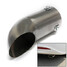 Tip Car Down Stainless Steel Polished Trim Chrome Bumper Blow Exhaust Tail Pipe - 1