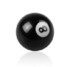 Handle Gear Shift Knob Ball Black Head - 2