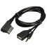 AMI USB Charger 3.5mm Jack AUX Audio Cable Audi A3 A5 MDI Car S5 Music - 1