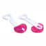 Car Headrest Bag Hook Organizer Holder Drink Holder Pink A pair - 6