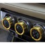Decoration Stereo Air Conditioning Knob Ring Toyota Yaris 3pcs New Cars Alu - 4