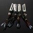 Universal 4pcs Chrome Motorcycle Turn Signal Indicators Light Lamp - 6