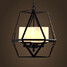 Black American Top Iron Vintage Lamp Modern Chandelier - 2