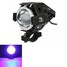 Spot 2Pcs Headlight Angel Eyes Lamp Body U7 Blue Light Waterproof Motorcycle LED Foglight - 1