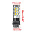 LED Yellow White Turn Signal Light Bulb 50W Switchback 5630 - 4