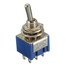 Throw 6 Pin 2 Way DPDT 6A 125V Mini pole Double Toggle Switch - 1